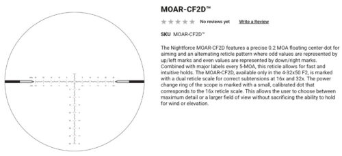 *Special Order* Nightforce Nx8 4-32X50Mm Sfp Riflescope - Image 10