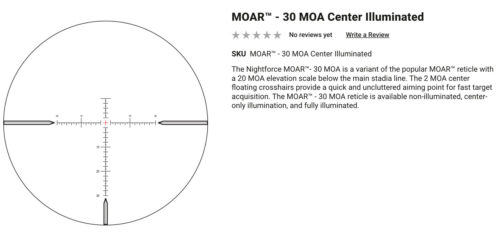 *Special Order* Nightforce Shv 3-10X42Mm Sfp Riflescope - Image 6