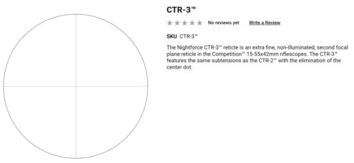 *Special Order* Nightforce Competition 15-55X52Mm Sfp Riflescope - Image 6