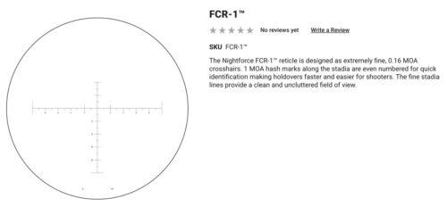 *Special Order* Nightforce Competition 15-55X52Mm Sfp Riflescope - Image 8