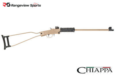 Chiappa Little Badger Single Shot Folding Rifle, 22 LR 16.5'' Barrel - Desert Tan