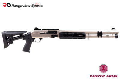 EGE Panzer Arms M4 Speed Pro Semi Auto Shotgun, 12Ga 18.6'' Barrel - Marine