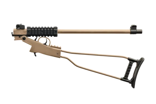 Chiappa Little Badger Single Shot Folding Rifle, 22 Lr 16.5'' Barrel - Desert Tan - Image 3