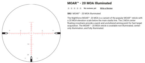 *Special Order* Nightforce Nxs 5.5-22X50Mm Sfp Riflescope - Image 4