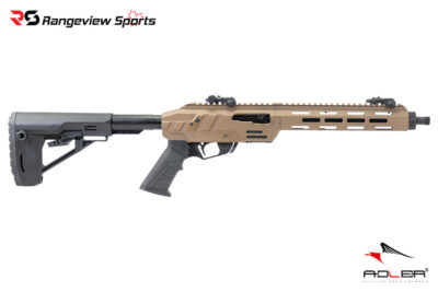 Adler Arms RF224 Tactical Semi Auto Rimfire Rifle, 22 LR 11.7'' Barrel - Bronze