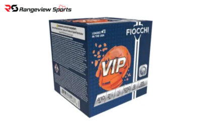 Fiocchi Exacta VIP Target Load, 2.5'' 410Ga #8 Shot 1/2oz 1250FPS - 25Rds