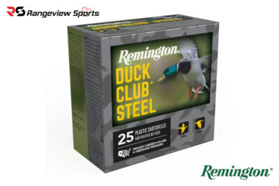 Remington Duck Club Steel Waterfowl Load, 12Ga 3 1/2" #2 Shot 1 3/8oz 1500FPS - 25Rds