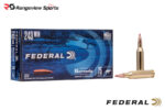 Federal Varmint & Predator 243 Win Rifle Ammo, 75gr V-Max - 20Rds