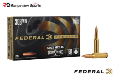 Federal Gold Medal CenterStrike 308 Win Rifle Ammo, 168gr OTM - 20Rds
