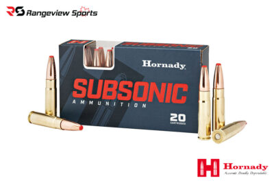 Hornady Subsonic 300 Blackout Rifle Ammo, 190gr Sub-X - 20Rds