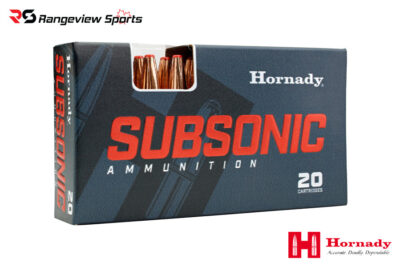 Hornady Subsonic 45-70 Govt Rifle Ammo, 410gr Sub-X - 20Rds