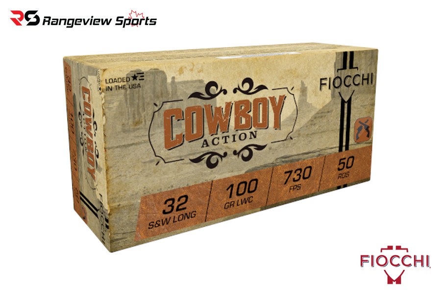 Fiocchi Cowboy Action 32 S&W Long Revolver Ammo, 100gr LWC - 50Rds Fiocchi Cowboy Action 32 S&Amp;Amp;W Long Revolver Ammo, 100Gr Lwc - 50Rds
