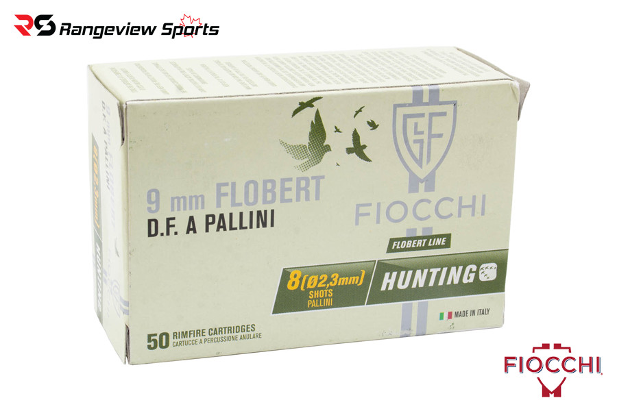 Fiocchi 9mm Flobert Rimfire Shotshells, #8 Shot 1/4oz 600FPS - 50Rds Fiocchi 9Mm Flobert Rimfire Shotshells, #8 Shot 1/4Oz 600Fps - 50Rds