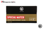 RWS Special Match 22 LR Rimfire Ammo, 40gr LRN - 50Rds