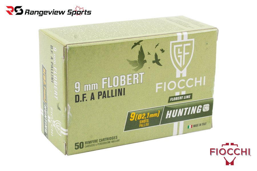 Fiocchi 9mm Flobert Rimfire Shotshells, #9 Shot 1/4oz 600FPS - 50Rds Fiocchi 9Mm Flobert Rimfire Shotshells, #9 Shot 1/4Oz 600Fps - 50Rds