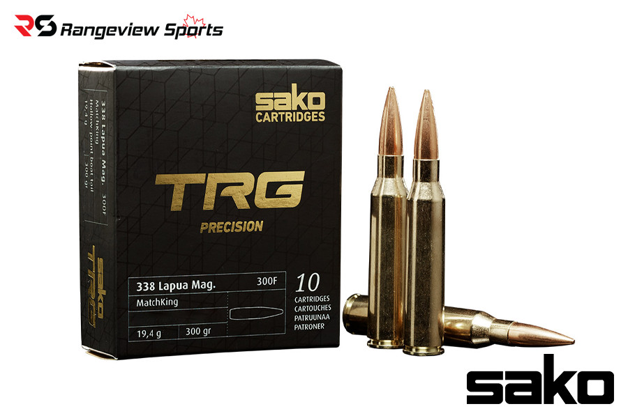 Sako TRG Precision 338 Lapua Rifle Ammo, 300gr HPBT - 10Rds Sako Trg Precision 338 Lapua Rifle Ammo, 300Gr Hpbt - 10Rds