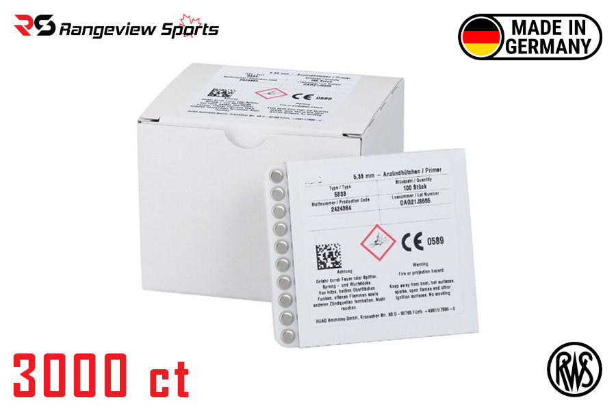 RWS Large Rifle Magnum Primer #5333 - 3000Ct Rws Large Rifle Magnum Primer #5333 - 3000Ct