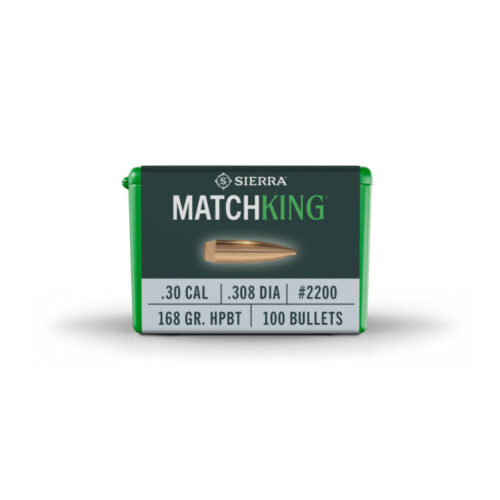 Sierra Matchking (Smk) Hpbt Projectile Bullet, 30 Cal 168Gr - Image 2