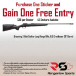 Rangeview Sports Sticker (Browning X-Bolt Stalker Long Range Rifle, 6.5 Creedmoor 26" Barrel)