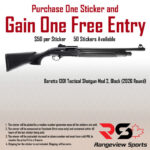 Rangeview Sports Sticker (Beretta 1301 Tactical Shotgun Mod 2, Black 2026 Round)