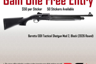 Rangeview Sports Sticker (Beretta 1301 Tactical Shotgun Mod 2, Black 2026 Round)