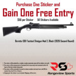 Rangeview Sports Sticker (Beretta 1301 Tactical Shotgun Mod 2, Black 2026 Second Round)