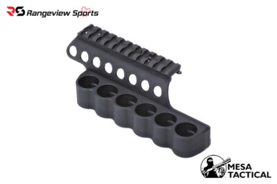 Mesa Tactical Sureshell Carrier and Rail for Mossberg 500, 6-Shell