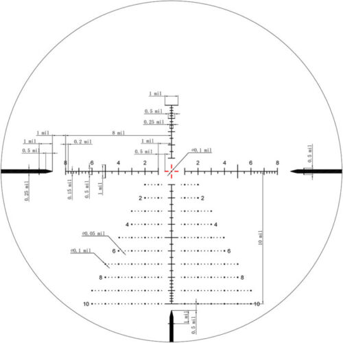 Keck Precision Hd 5-30X56Mm Ffp Riflescope, 34Mm Tube Mil Illuminated Reticle - Image 3