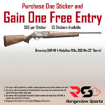 Rangeview Sports Sticker (Browning BAR MK 4 Medallion Rifle, 308 Win 22'' Barrel)