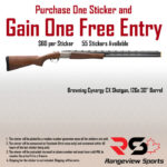 Rangeview Sports Sticker (Browning Cynergy CX Shotgun, 12Ga 30'' Barrel)