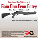Rangeview Sports Sticker (Benelli Super Nova Tactical Shotgun, 12Ga 14.5" Barrel)