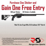 Rangeview Sports Sticker (Tikka T3x Ace Target Rifle, 6.5 Creedmoor 23.7'' Barrel)