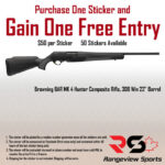 Rangeview Sports Sticker (Browning BAR MK 4 Hunter Composite Rifle, 308 Win 22" Barrel)