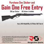 Rangeview Sports Sticker (Henry H10 X Model Rifle, 45-70 Govt 19.8" Barrel)