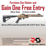 Rangeview Sports Sticker (Adler Arms RF224 Tactical Semi Auto Rimfire Rifle, 22 LR 11.7" Barrel - Bronze)