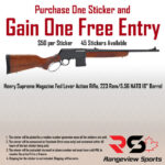 Rangeview Sports Sticker (Henry Supreme Magazine Fed Lever Action Rifle, 223 Rem/5.56 NATO 18" Barrel)