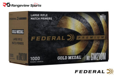 Federal #GM210M Large Rifle Match Primer - 1000Ct
