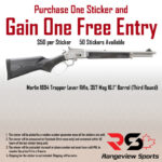 Rangeview Sports Sticker (Marlin 1894 Trapper Lever Rifle, 357 Mag 16.1" Barrel, Third Round)