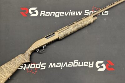 Used Canuck Hunter Pump Shotgun, 3” 12Ga 28” Bronze Cerakote & Bottomland Camo *With Box*