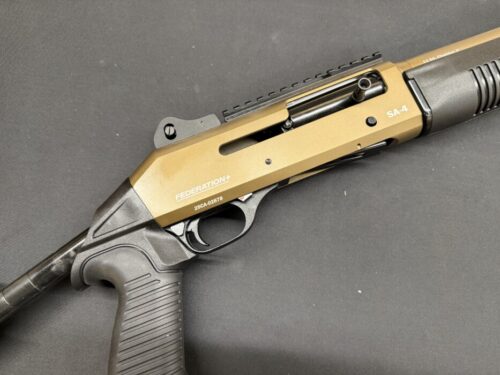 Used Federation Firearms Sa-4 Shotgun, Bronze, 12Ga 18.6'' Barrel *With Box* - Image 2