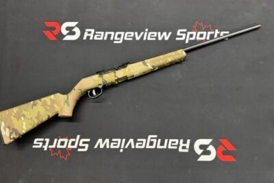 *Display Model* Savage A22 FNS Camo Rifle, 22 LR 22'' *With Box*