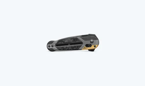 Benchmade Gold Class Lowden 491 Premium Folding Knife, Titanium Handle Damasteel Blade, Limited Edition - Image 2
