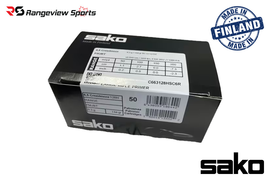 sako.jpg Sako Range 6.5 Creedmoor Rifle Ammo, 144Gr Fmj Bt - 50Rds - Image 1