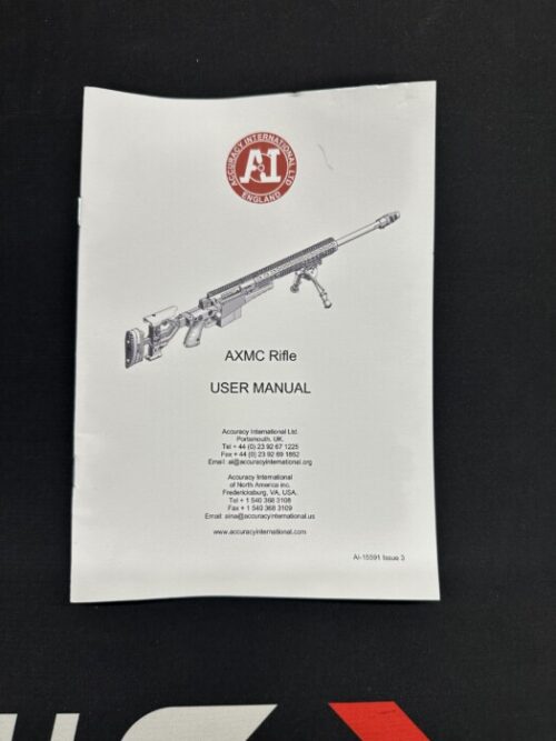 Pre Own Accuracy International Axmc-Le Law Enforcement Version Sniper Rifle, 338 Lapua Mag 27'' Barrel - Image 15