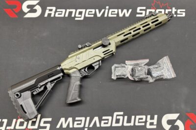 Used Adler Arms RF224 Rifle ODG, 22 LR 11.7'' *No Box, Two Mags*
