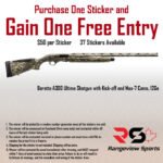 Rangeview Sports Sticker (Beretta A300 Ultima Shotgun with Kick-off and Max-7 Camo, 12Ga)