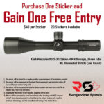 Rangeview Sports Sticker (Keck Precision HD 5-30x56mm FFP Riflescope, 34mm Tube MIL Illuminated Reticle, 2nd Round)