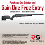 Rangeview Sports Sticker (Sako S20 Precision Rifle, Black, 6.5 Creedmoor)