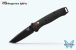Benchmade Bailout 537BK-10 Folding Knife - Carbon Fiber, BK Tanto