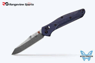 Benchmade Osborne 940-04 Folding Knife - Denim Micarta, Reverse-Tanto